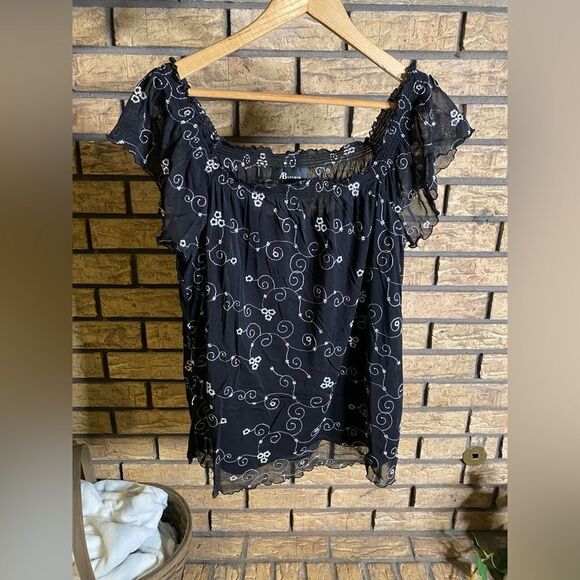 Ab studio sheer top‎ - Picture 1 of 5
